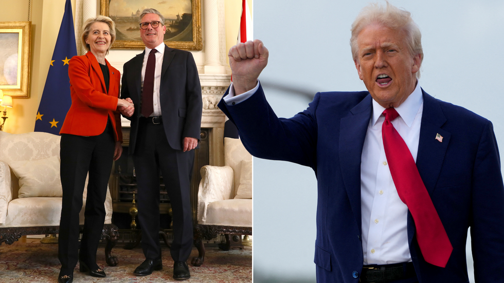 Starmer and VDL/Donald Trump