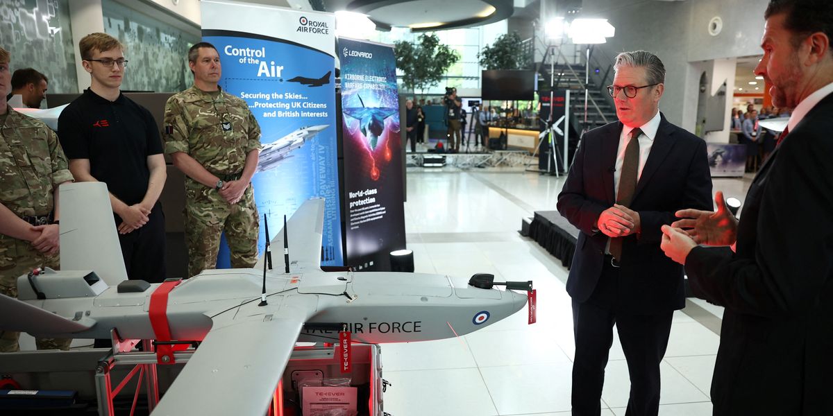 NextImg:Britain's new £19m 'StormShroud' drones capable of long-range radar jamming deployed