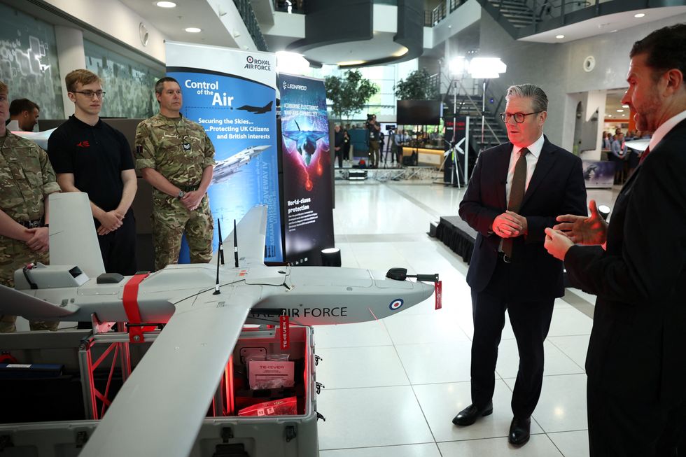 Starmer at Leonardo UK