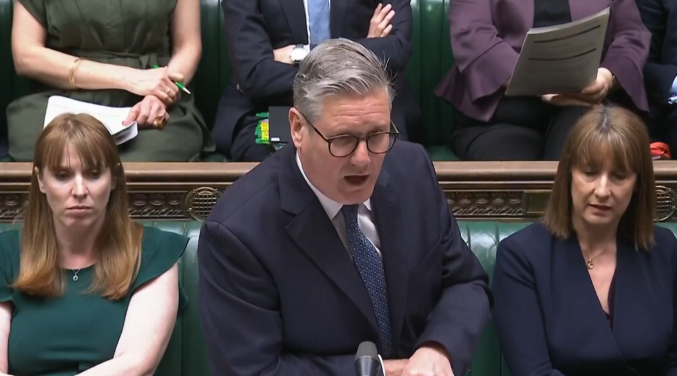 Starmer at the dispatch box