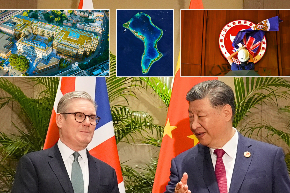 Starmer/Chagos/Hong Kong protest/Chinese 'super-embassy'