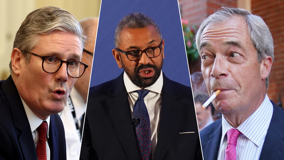 Starmer/Cleverly/Farage