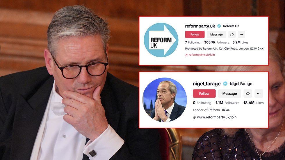 Starmer/Farage TikTok/Reform UK TikTok