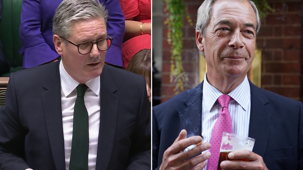 Starmer has been warned about the impact of Nigel Farage