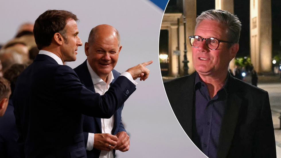Starmer, Macron, Scholz