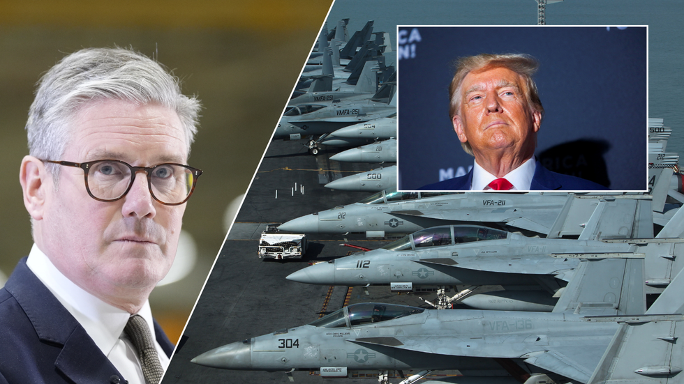 Starmer/Military planes/Trump