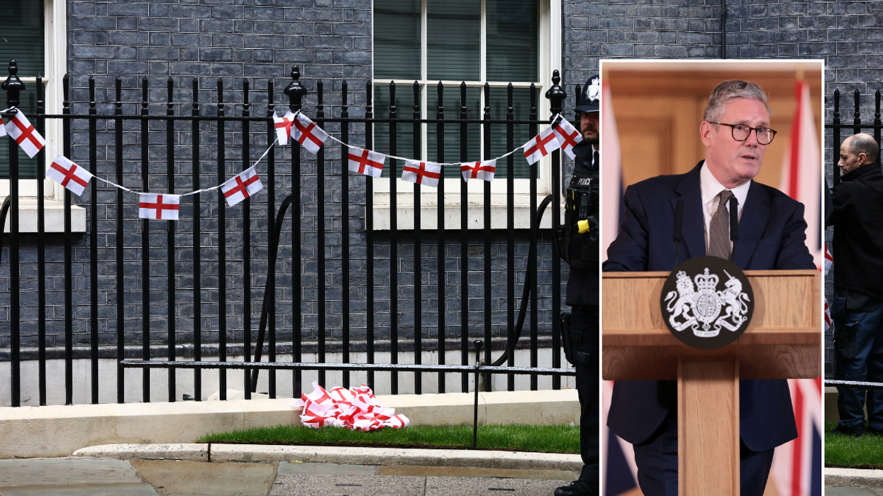 Starmer outside Downing Street