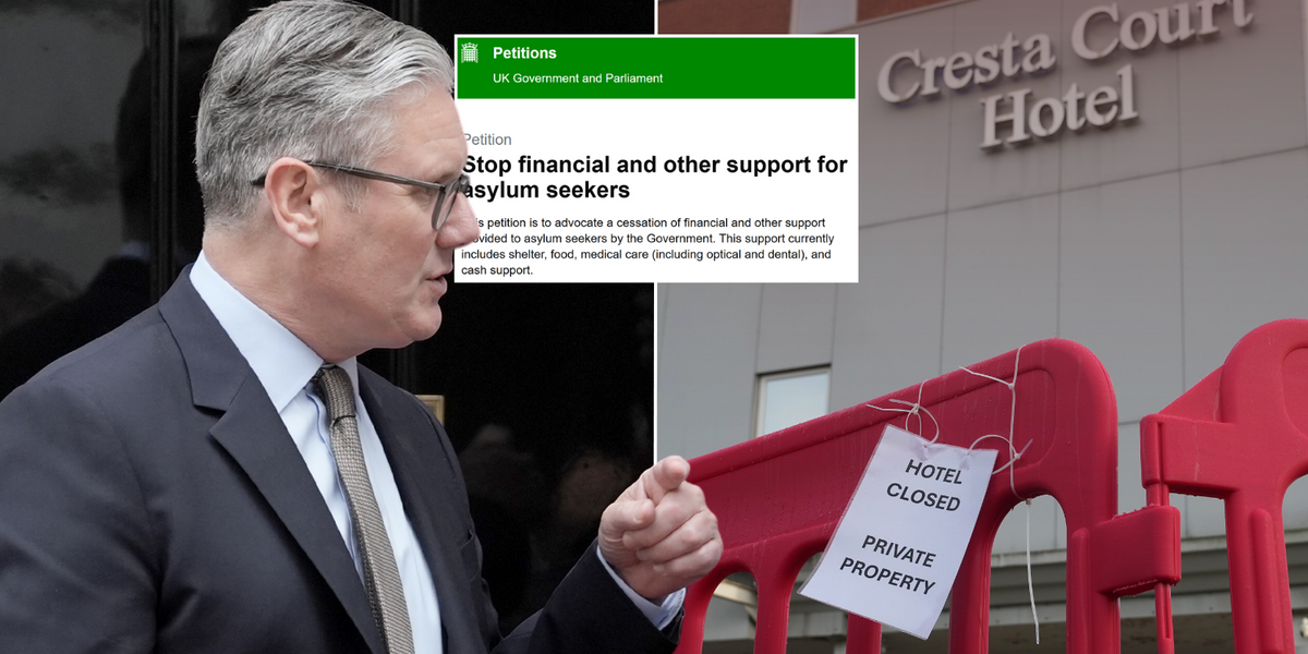 NextImg:True scale of Britain's migrant hotel crisis EXPOSED as petition to halt asylum spend hits 300,000