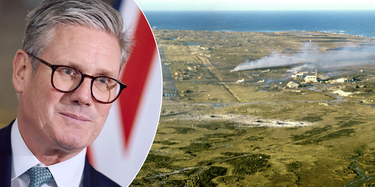 NextImg:Britain HITS BACK after Argentina's attempts to exploit Starmer's Chagos Islands decision to 'reclaim' Falklands