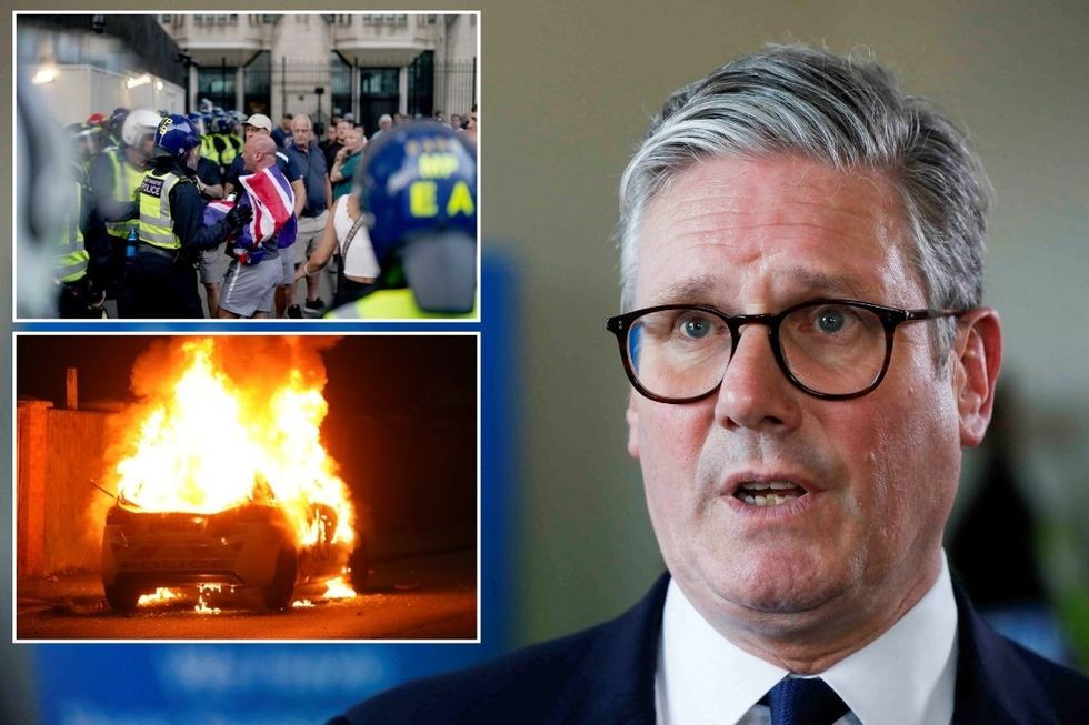 Starmer to hold EMERGENCY meeting with police chiefs after second night of violence plagues Britain