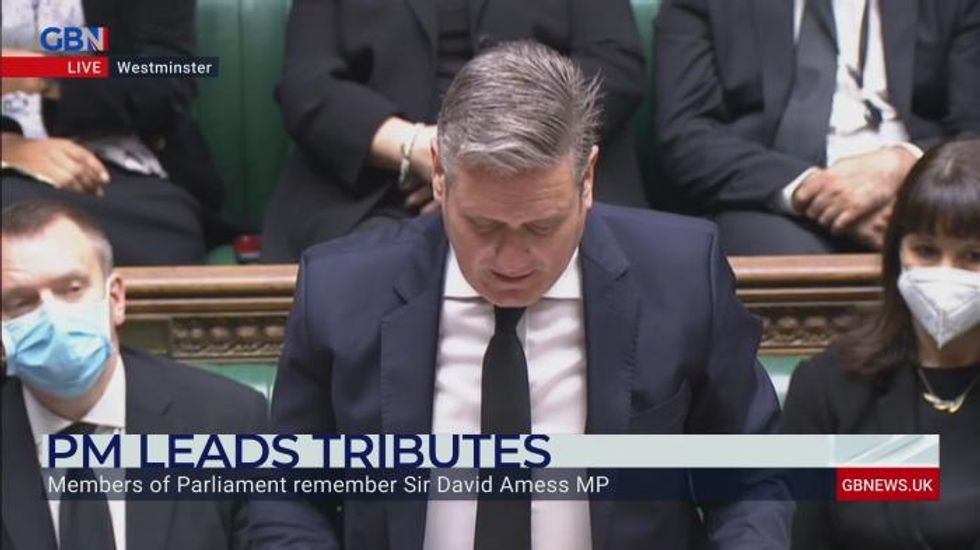Sir David Amess: Keir Starmer says killed MP was 'dedicated public servant'