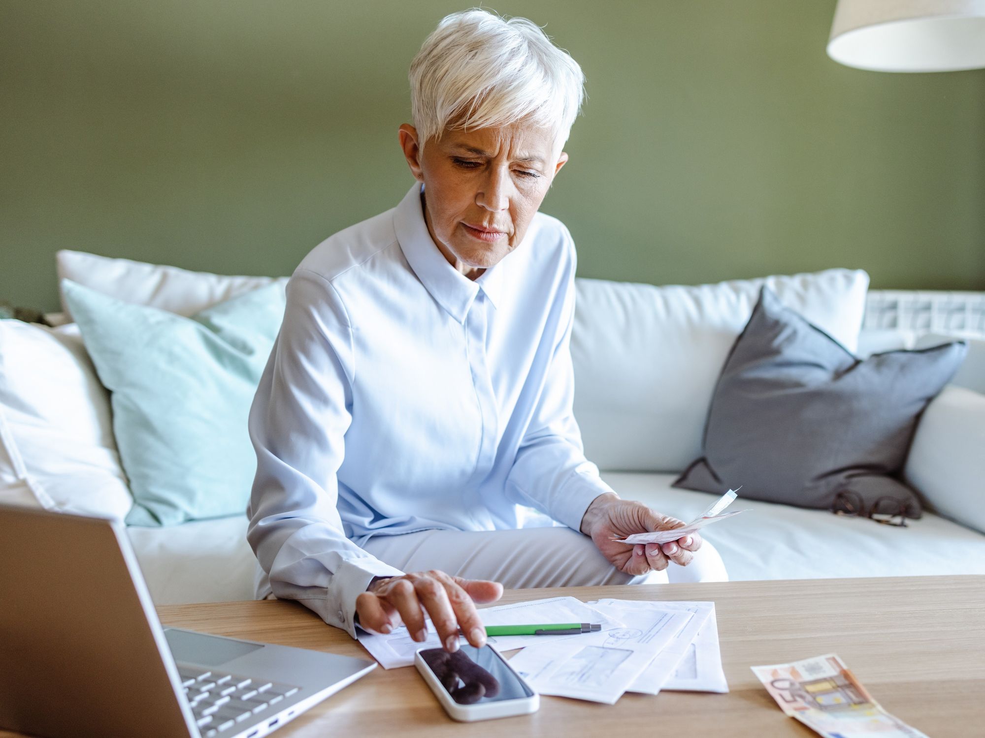 State pensioner looks at finances