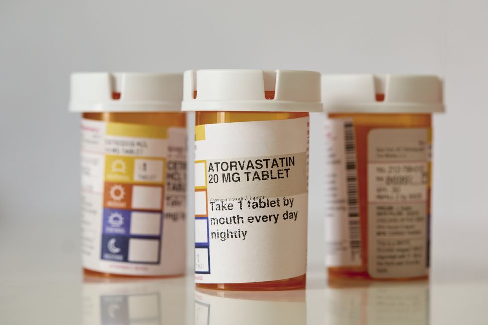 Statins in bottle