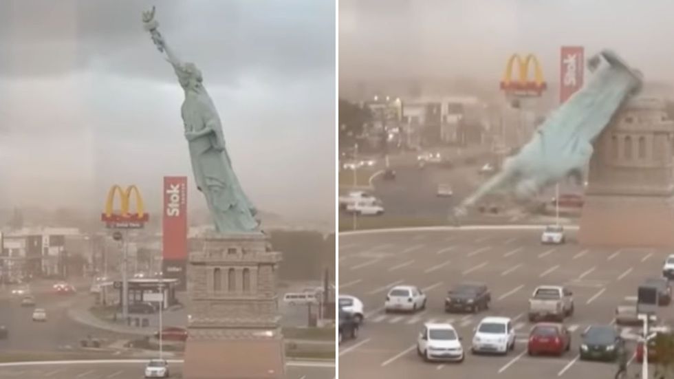 Statue of Liberty collapse