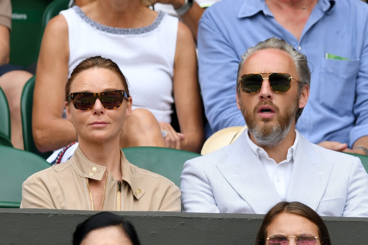 Stella McCartney and Husband at Wimbledon