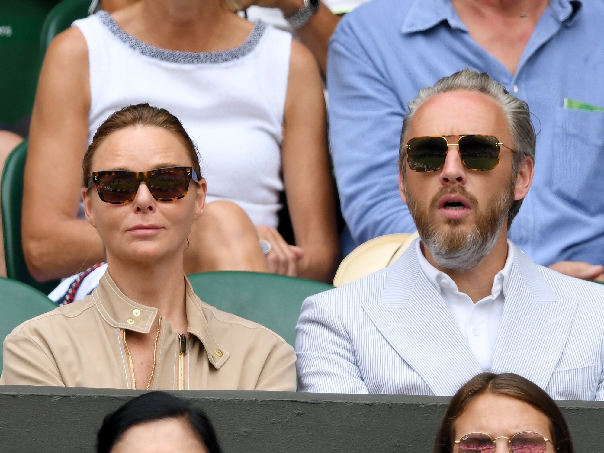 Stella McCartney and Husband at Wimbledon