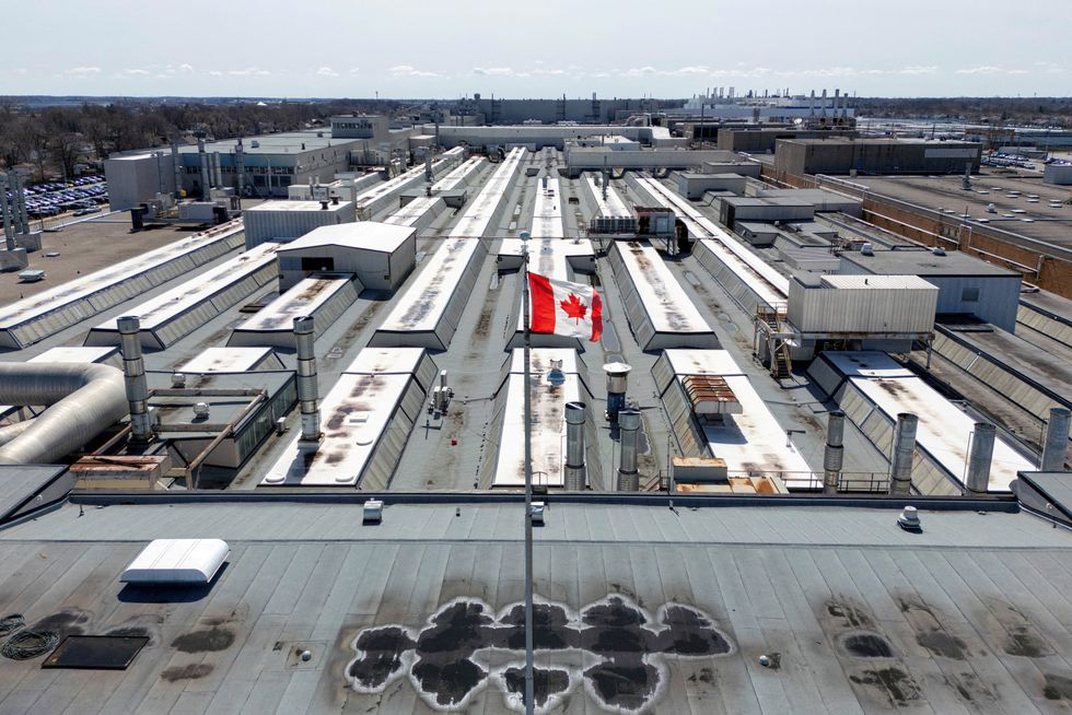 Stellantis' factory in Windsor, Ontario, Canada