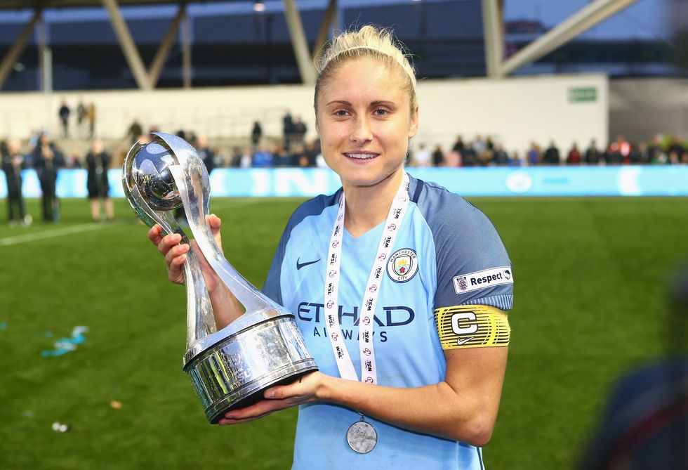 Steph Houghton is hoping to help Manchester City win the WSL title in her final season