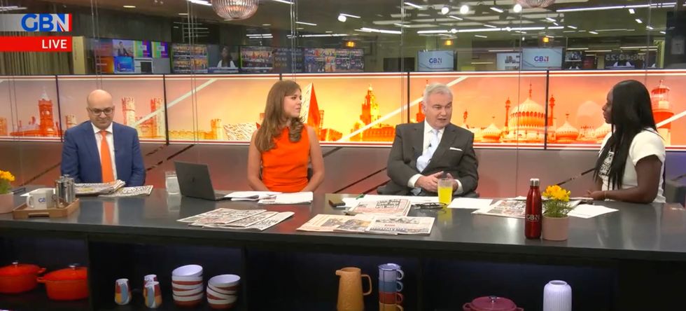 Stephanie Takyi appearing on Breakfast with Eamonn and Rosie