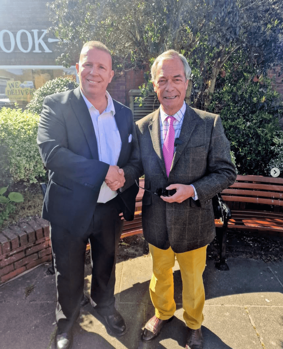 Stephen Clayden, Nigel Farage