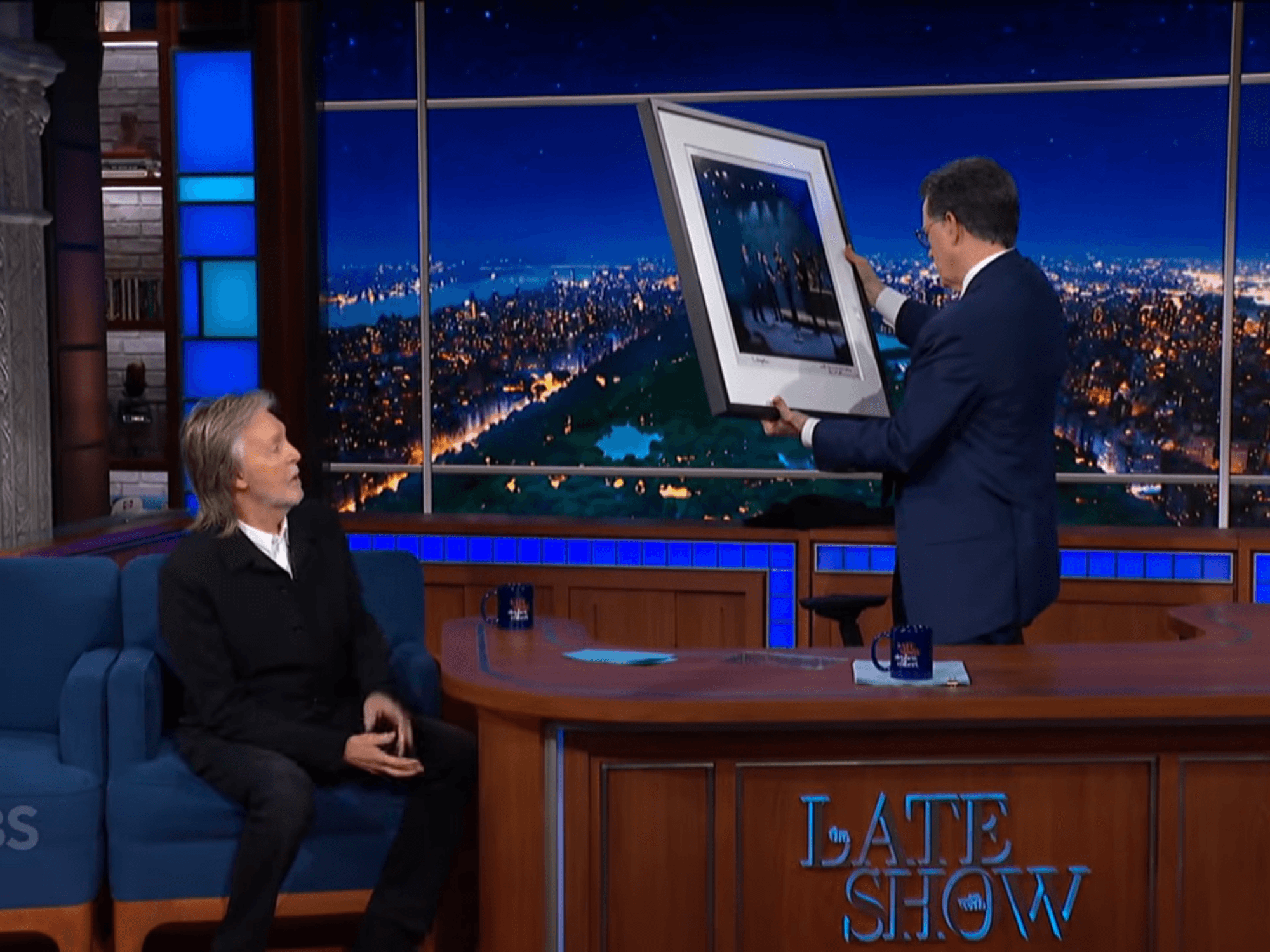 Stephen Colbert's gift from Paul McCartney