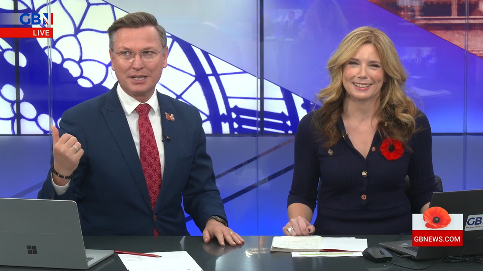 Stephen Dixon and Pip Tomson present on GB News