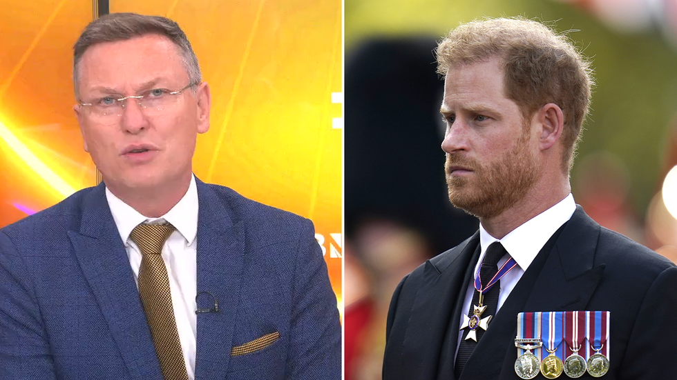 Stephen Dixon and Prince Harry