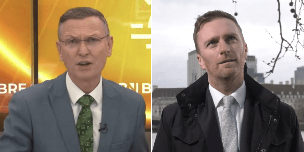 Top Tory rolls eyes at GB News presenter during grilling Top Tory rolls eyes at GB News presenter during grilling