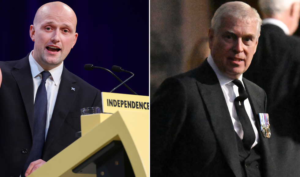Stephen Flynn and Prince Andrew