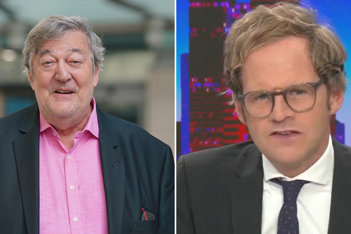 Stephen Fry and Mark Dolan