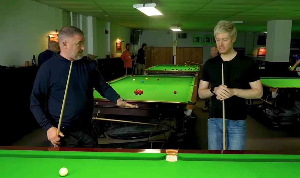 Stephen Hendry and Neil Robertson