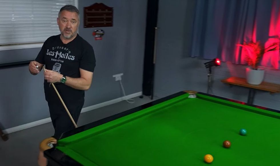 Stephen Hendry made sure to point out the record he still holds on to