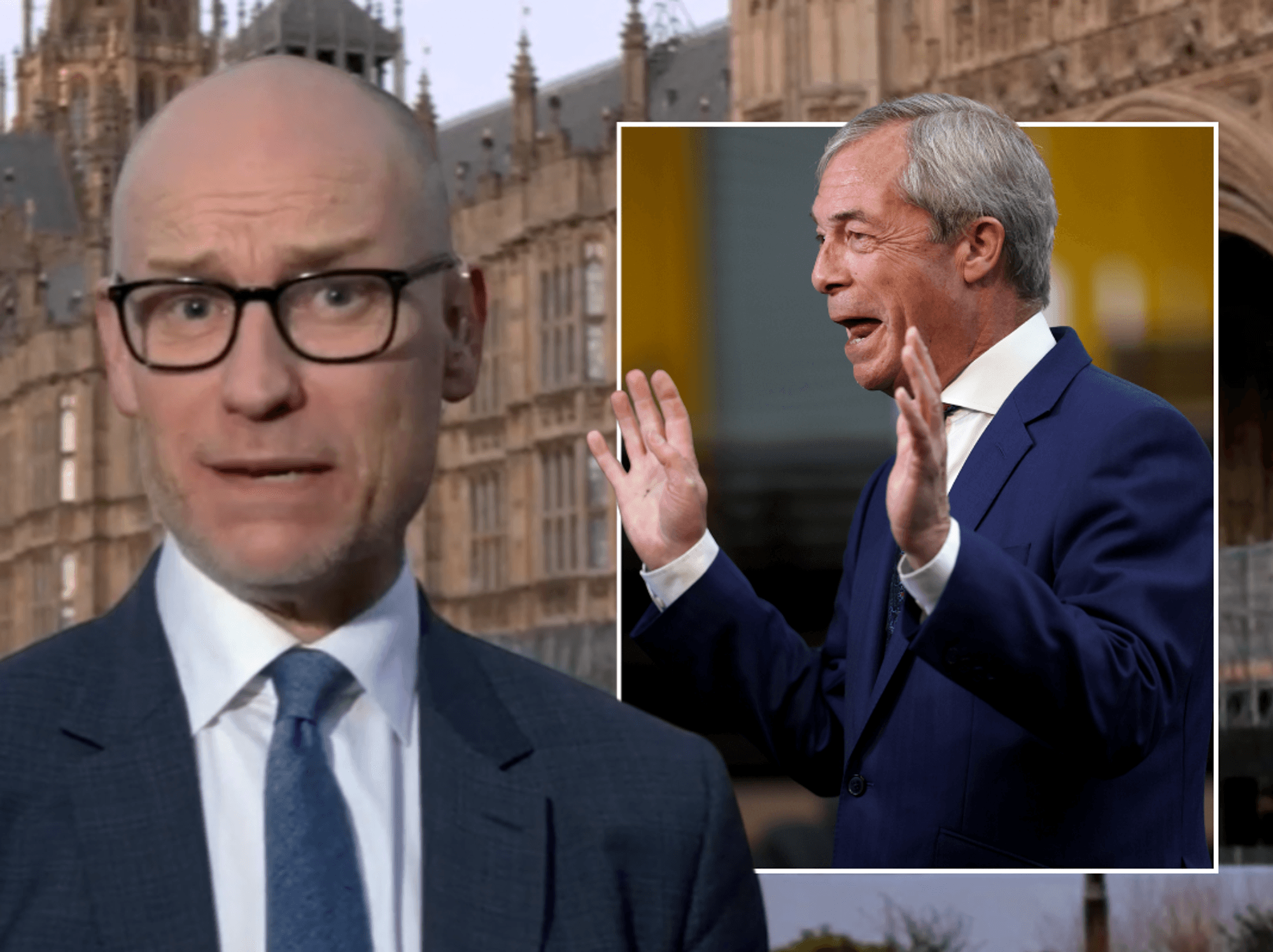 Stephen Kinnock; Nigel Farage