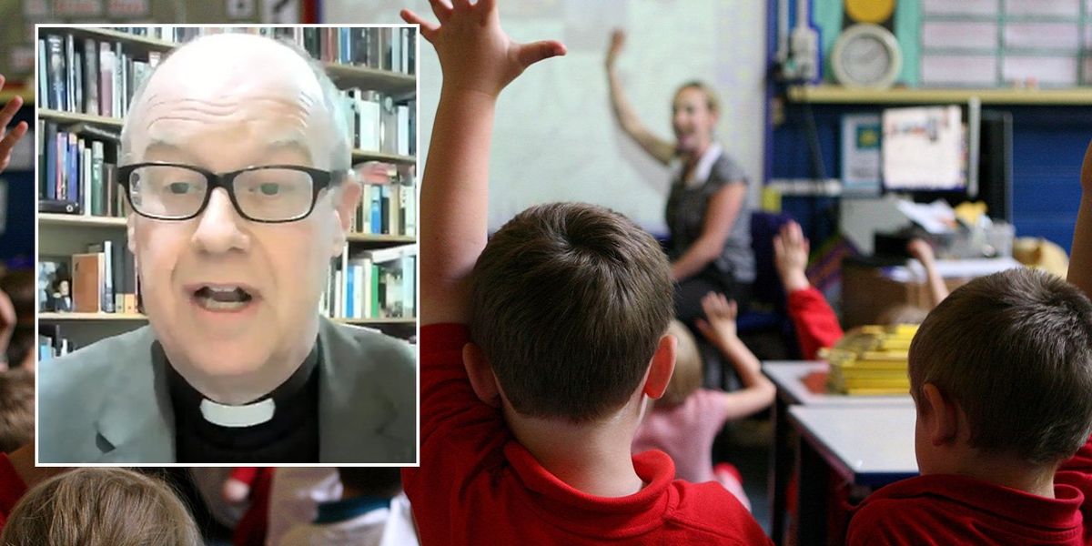 Free speech row: Vicar despairs at teacher banned from work after telling Muslim pupil Britain is a ‘Christian state’ Free speech row: Vicar despairs at teacher banned from work after telling Muslim pupil Britain is a ‘Christian state’