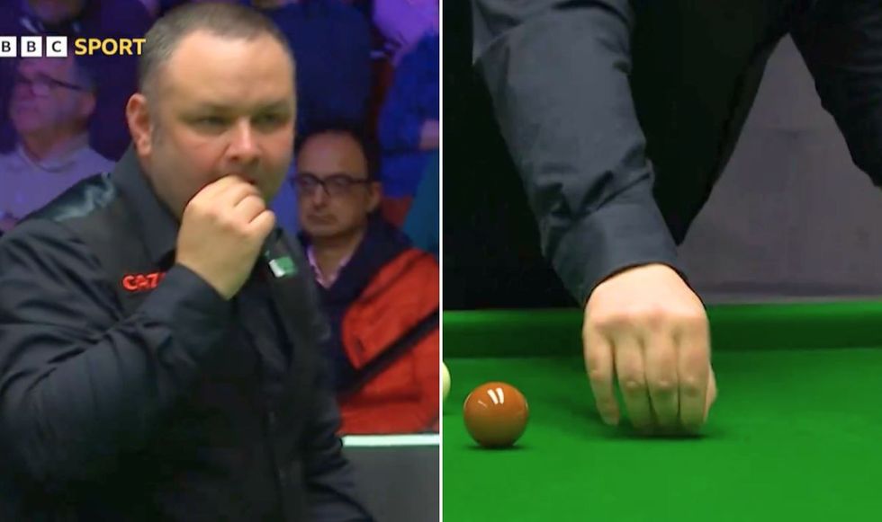 Stephen Maguire eats a fly