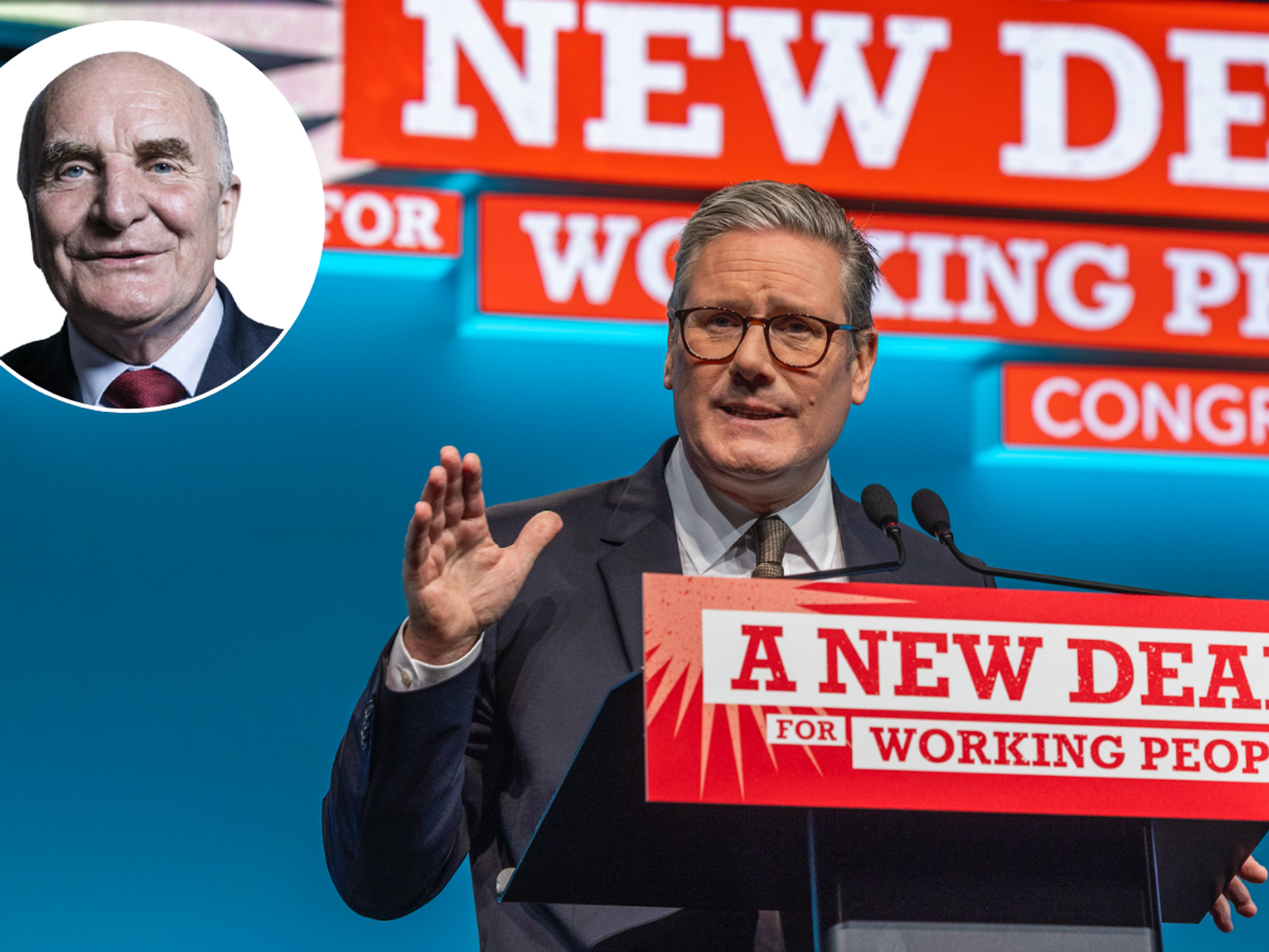 Stephen Pound (left), Keir Starmer (right)