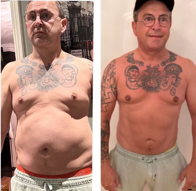 Stephen Webb weight loss