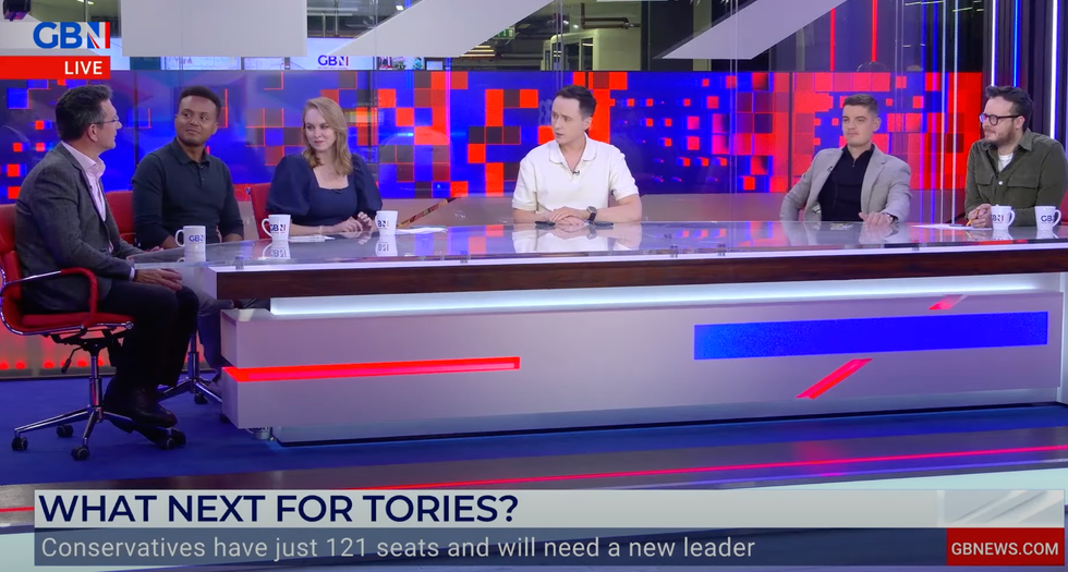 Steve Baker, Albie Amankona, Emma Webb, Darren Grimes, Ben Leo and Benjamin Butterworth