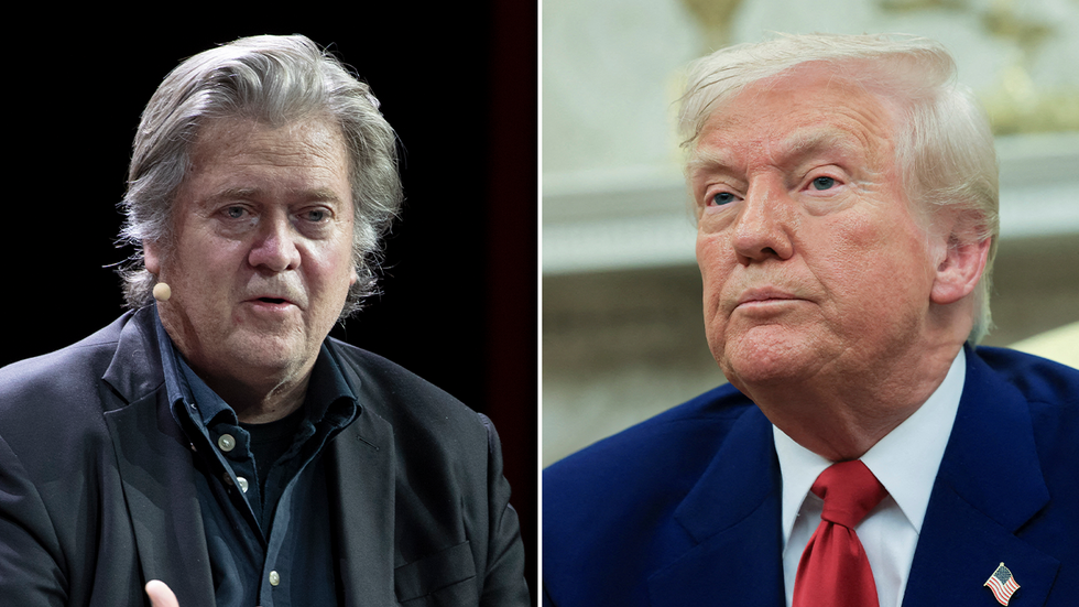 Steve Bannon and Donald Trump
