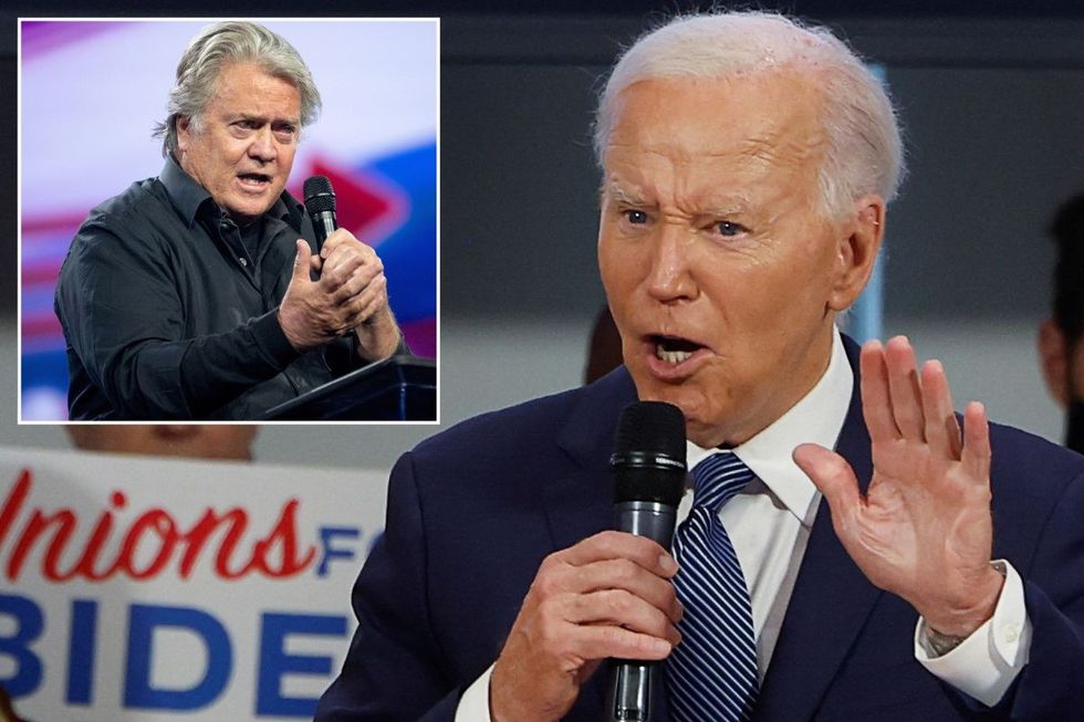 Steve Bannon gleefully mocks Biden from behind bars: 'We got the candidate we want!'
