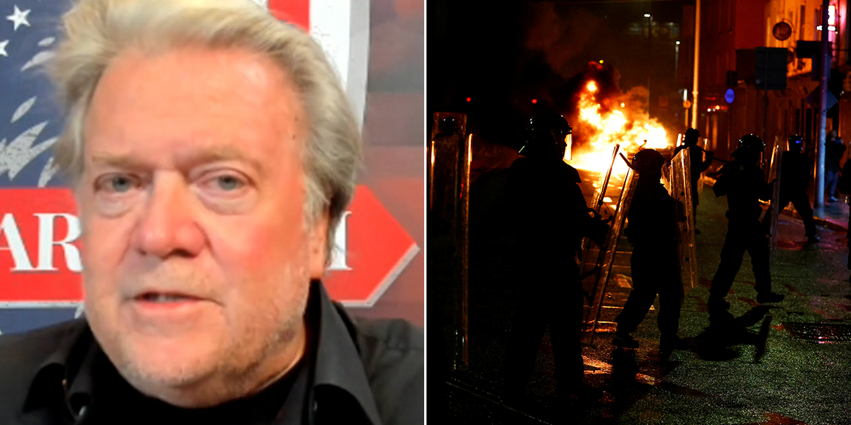 NextImg:'What happened in Ireland is coming to the US!' Steve Bannon issues warning to Americans