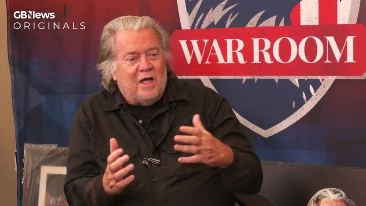 UK is 'throwing fuel on the fire' by trying to ban free speech, Steve Bannon warns