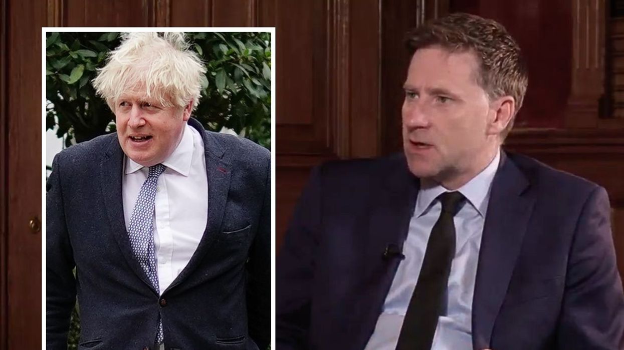 Steve Brine and Boris Johnson