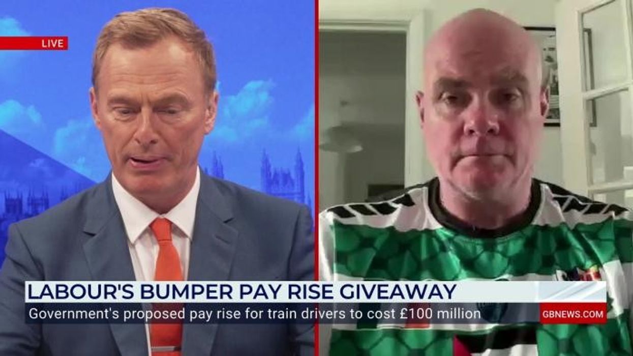 WATCH: Are Labour a soft touch? Furious clash over train drivers' pay rise breaks out on GB News