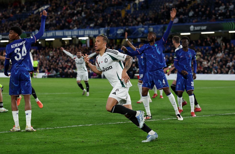 Steve Kapuadi restored Legia's lead eight minutes into the second half