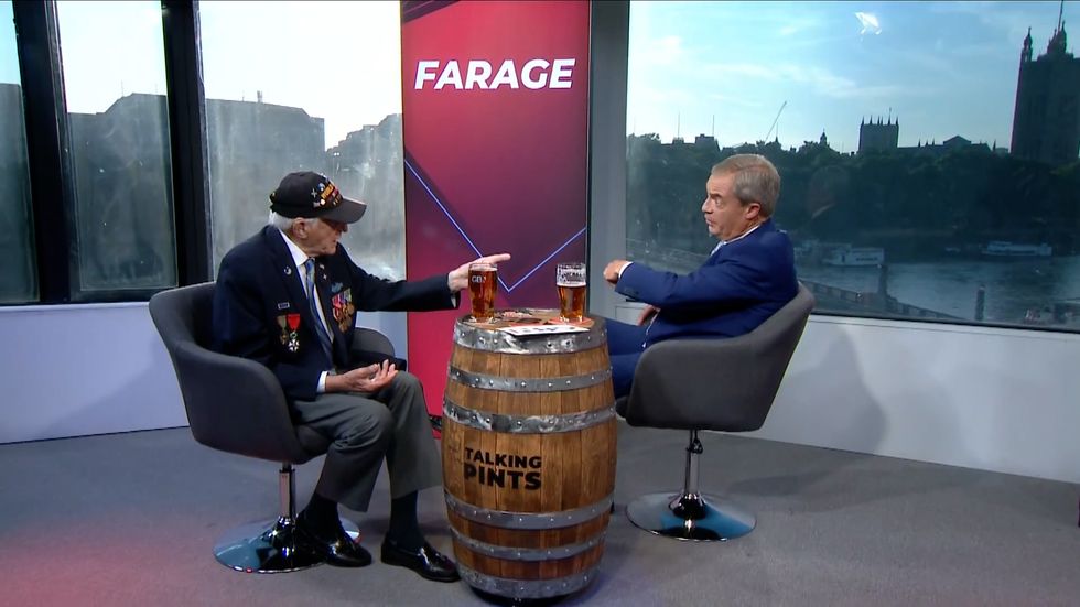 Steve Melnikoff joined Nigel Farage for Talking Pints