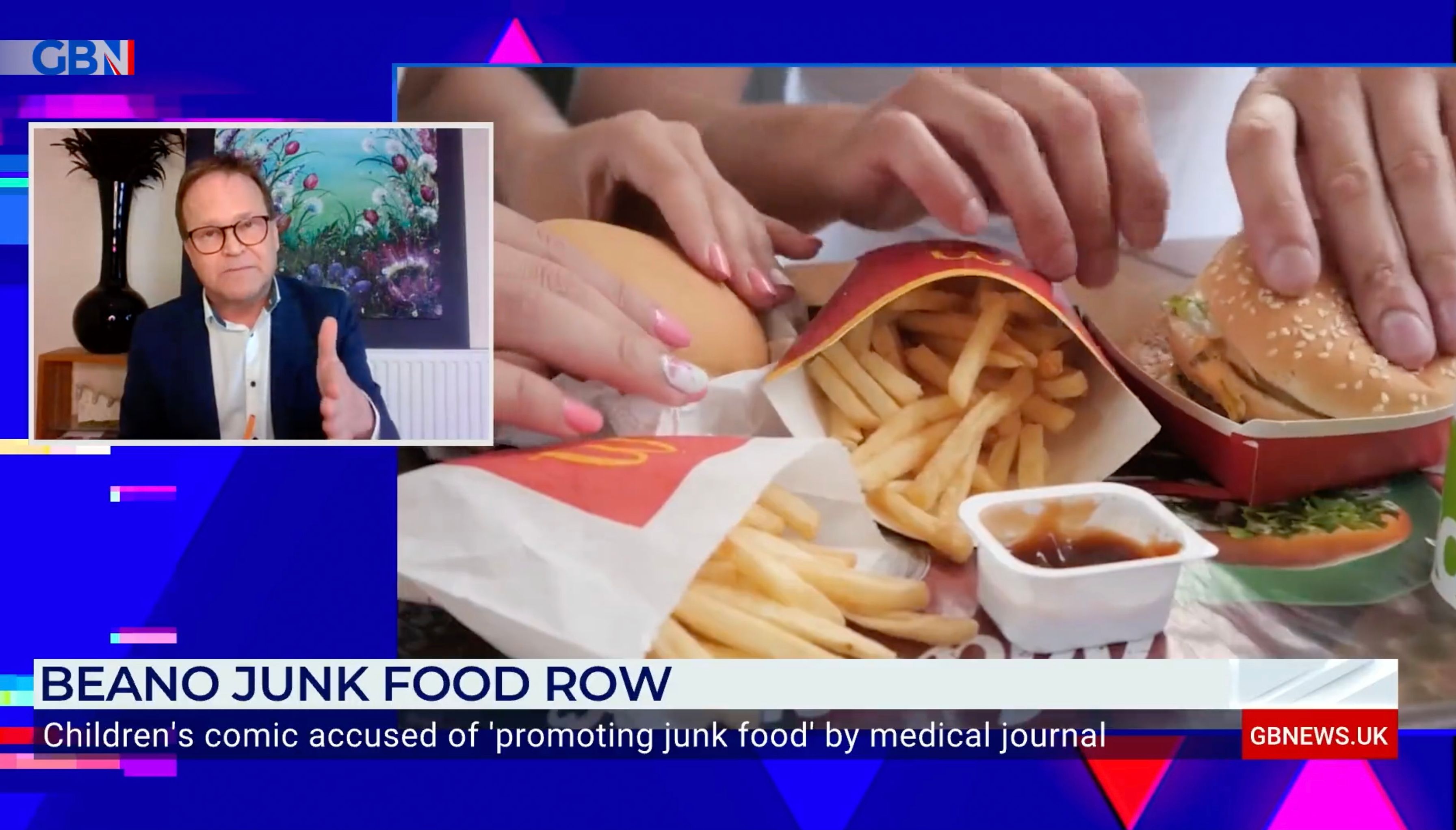 Steve Miller slammed the British Medical Journal saying junk food can't be 'hidden' from children
