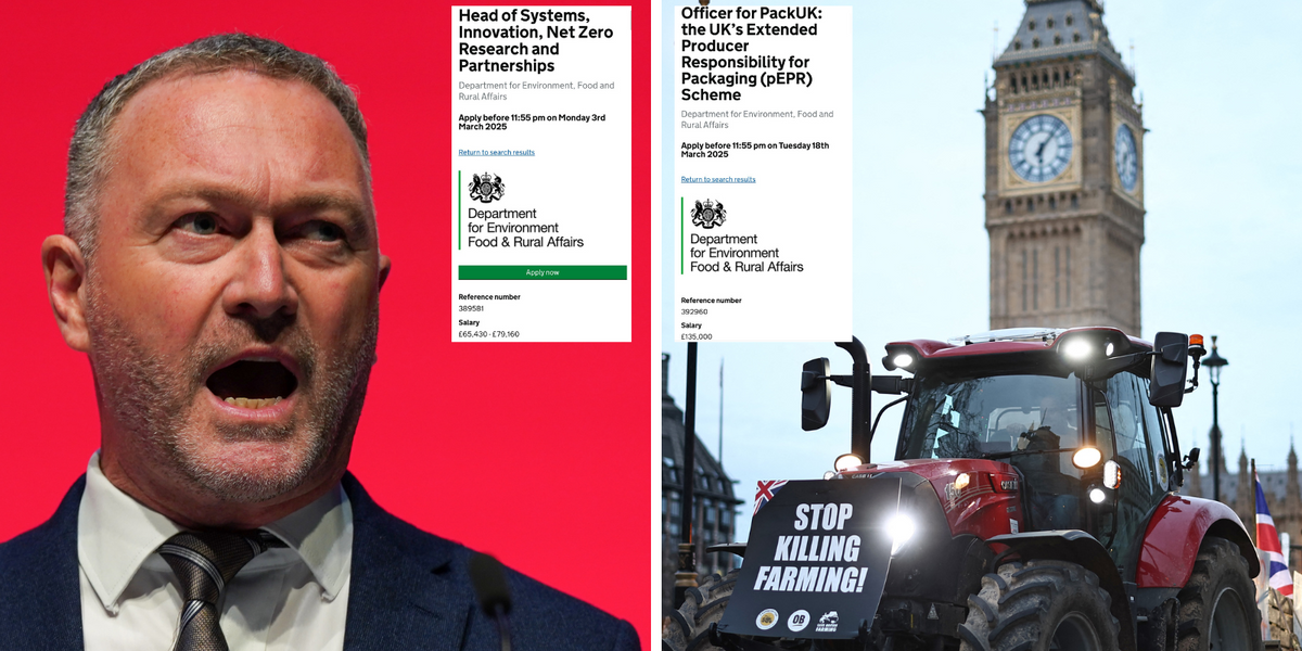 NextImg:EXPOSED: Defra hires net-zero chiefs on eye-watering salaries while doubling down on ‘cruel’ farm tax