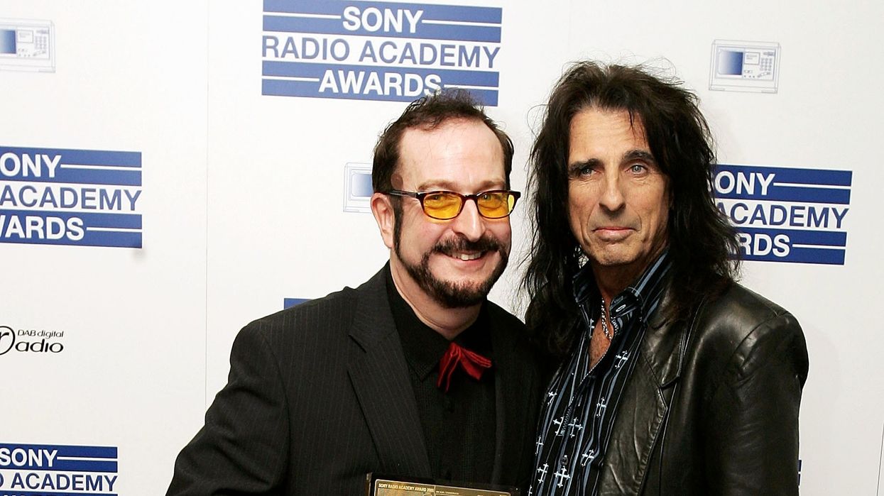 Steve Wright and Alice Cooper
