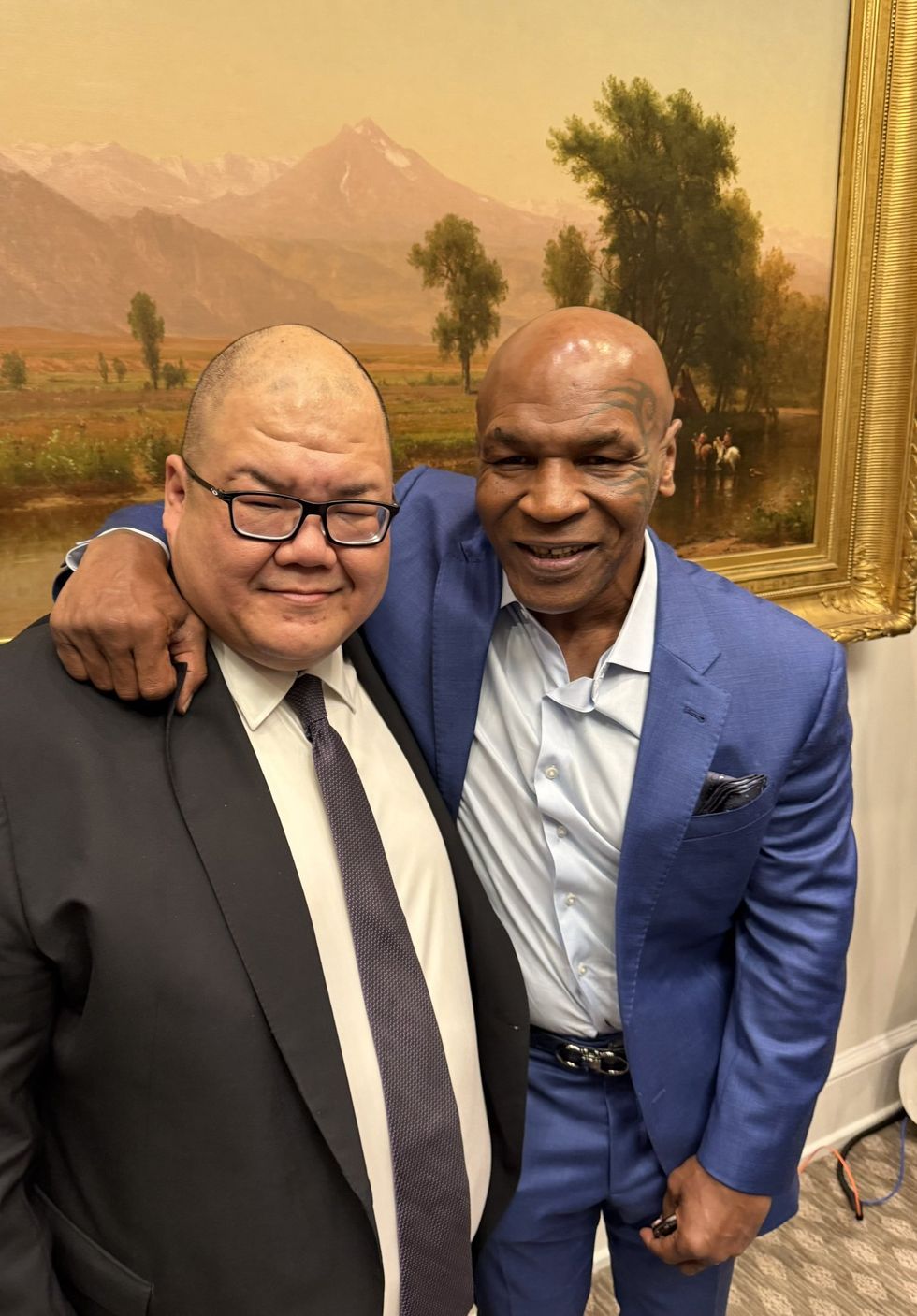 Steven Cheung and Mike Tyson